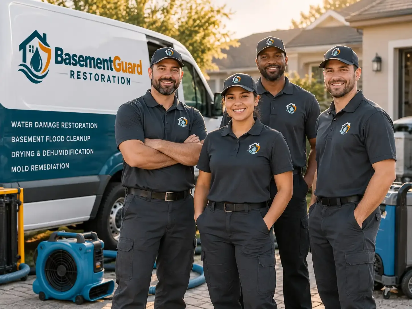 Basement Water Damage Restoration company in Brunsville, IA